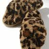 PASH BOUTIQUE Shoes Plush Leopard Slippers