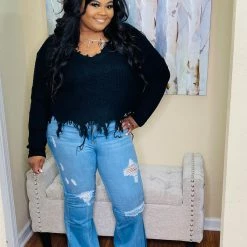 PASH BOUTIQUE New Arrivals Light Blue Denim Jeans