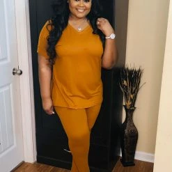 PASH BOUTIQUE Almond Lounge Set New Arrivals