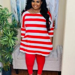 PASH BOUTIQUE Red /White Plus Set New Arrivals