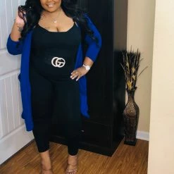 PASH BOUTIQUE Denim Blue Cardigan