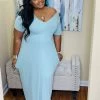 PASH BOUTIQUE Lt Green Plus Maxi Dress New Arrivals