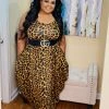 PASH BOUTIQUE Leopard Maxi Dress