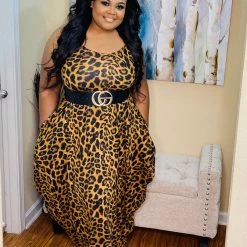 PASH BOUTIQUE Leopard Maxi Dress