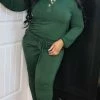 PASH BOUTIQUE Army Green Jogger Jumpsuit New Arrivals