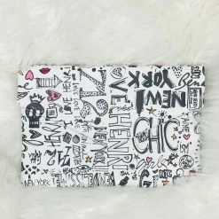 PASH BOUTIQUE Graffiti Clutch New Arrivals