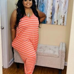 PASH BOUTIQUE New Arrivals Ash Copper/Ivory Plus Maxi Dress