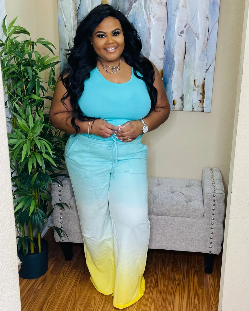 PASH BOUTIQUE Mint/Yellow Set New Arrivals