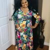 PASH BOUTIQUE Floral Plus Dress New Arrivals