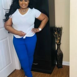 PASH BOUTIQUE Blue High Waist Jegging