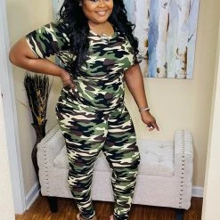 PASH BOUTIQUE Camo Set
