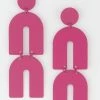 PASH BOUTIQUE Pink Earrings Accessories