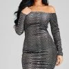 Pashboutique Clearance Ombre Sequin Dress