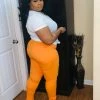 PASH BOUTIQUE Orange High Waist Jegging