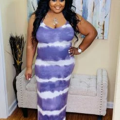 PASH BOUTIQUE Purple Plus Tie-dye Maxi New Arrivals