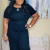 PASH BOUTIQUE New Arrivals Black Plus Jumpsuit