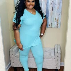 PASH BOUTIQUE Mint Plus Lounge Set