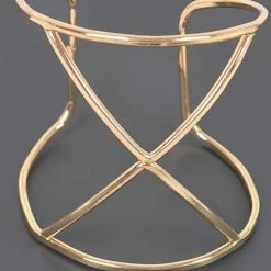 PASH BOUTIQUE Gold Cuff X Bracelet