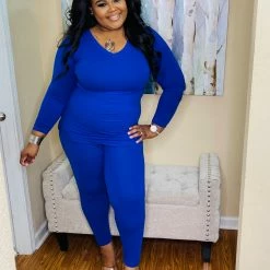 PASH BOUTIQUE Bright Blue Long Sleeve Set