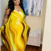 PASH BOUTIQUE New Arrivals Yellow/Brown Maxi Dress