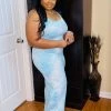 PASH BOUTIQUE Blue Plus Tie DyeMaxi New Arrivals