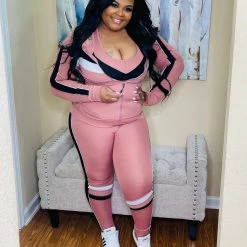 PASH BOUTIQUE New Arrivals Mauve Workout Set