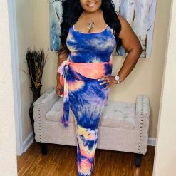 PASH BOUTIQUE Clearance Purple Tie Dye Maxi