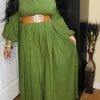 PASH BOUTIQUE Olive Maxi