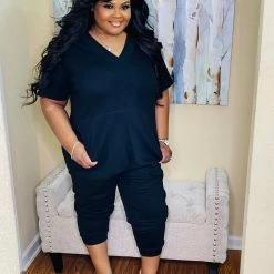 PASH BOUTIQUE Black Hareem Jogger Jumpsuit New Arrivals