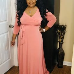 PASH BOUTIQUE Blush Maxi Dress