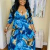 PASH BOUTIQUE New Arrivals Ocean Blue Maxi Dress