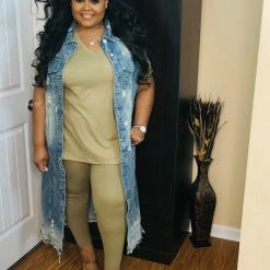 PASH BOUTIQUE New Arrivals Khaki Lounge Set