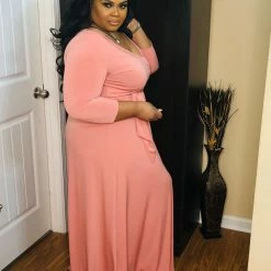 PASH BOUTIQUE Blush Maxi Dress