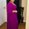 PASH BOUTIQUE Magenta Plus Dress
