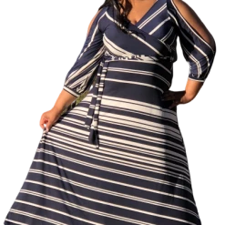 PASH BOUTIQUE Navy Venecia Maxi Dresses (Missy)