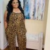 PASH BOUTIQUE Leopard Palazzo Jumpsuit New Arrivals