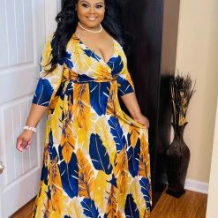 PASH BOUTIQUE Navy/Mustard