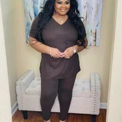 PASH BOUTIQUE New Arrivals Americono Plus Lounge Set