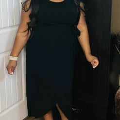 PASH BOUTIQUE Black Tulip Dress