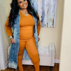 PASH BOUTIQUE Almond Long Sleeve Set New Arrivals