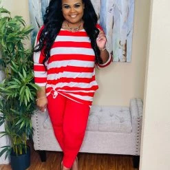 PASH BOUTIQUE Red /White Plus Set New Arrivals