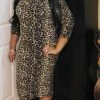 PASH BOUTIQUE Leopard Midi Dress