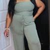 PASH BOUTIQUE Olive Jumpsuit