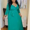 PASH BOUTIQUE Green Maxi Dress