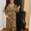 PASH BOUTIQUE Leopard Maxi Dress