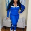 PASH BOUTIQUE Clearance Royal Blue Workout Set