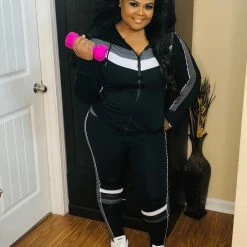 PASH BOUTIQUE Black Workout Set