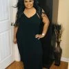PASH BOUTIQUE Black Plus Maxi Dress