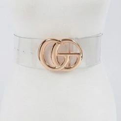 PASH BOUTIQUE Accessories Clear Gold GG Belt