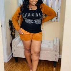 PASH BOUTIQUE New Arrivals Black Angel Tee